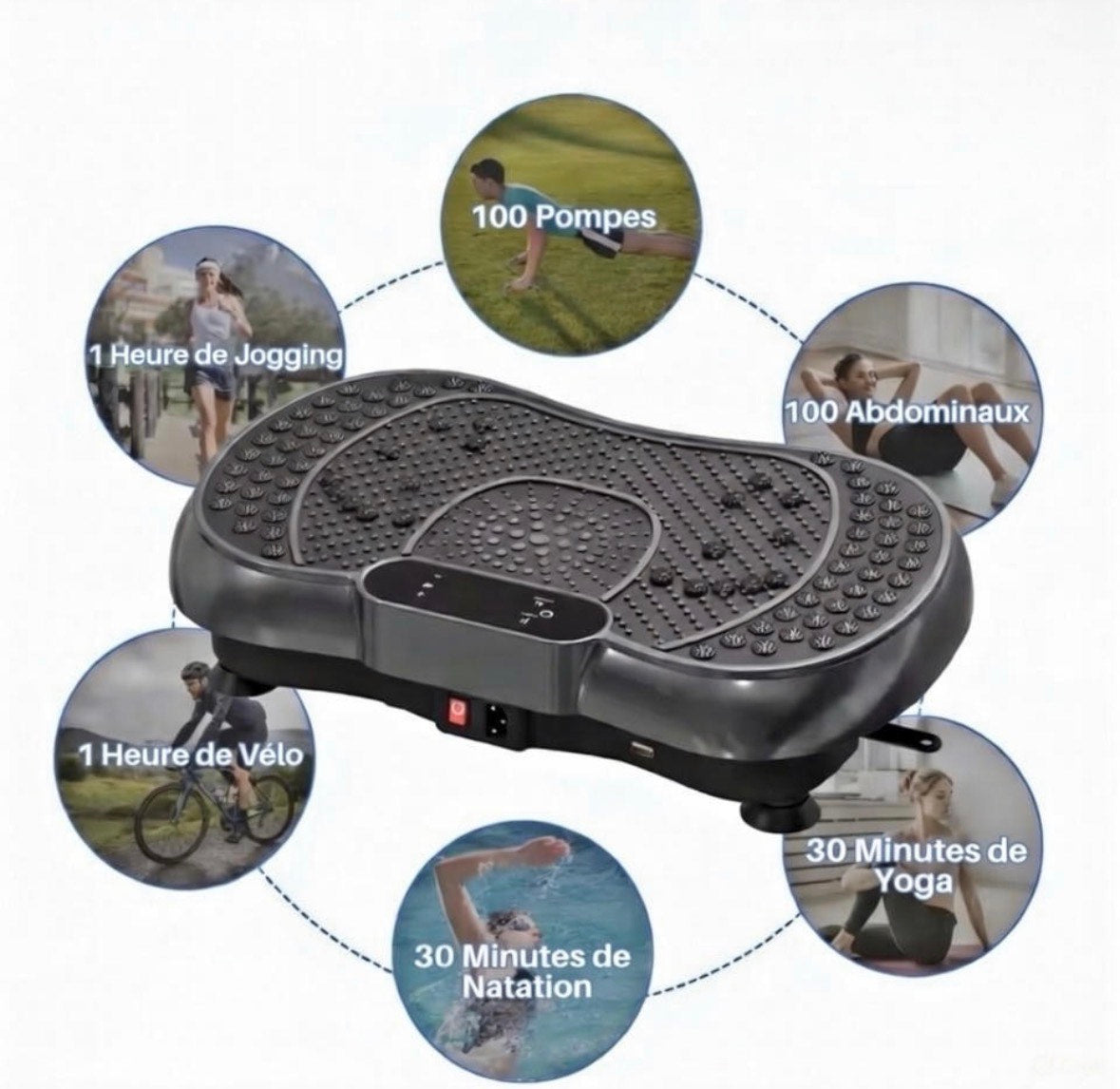 Plateforme vibrante fitness