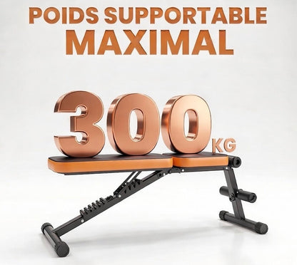 Banc de musculation ajustable