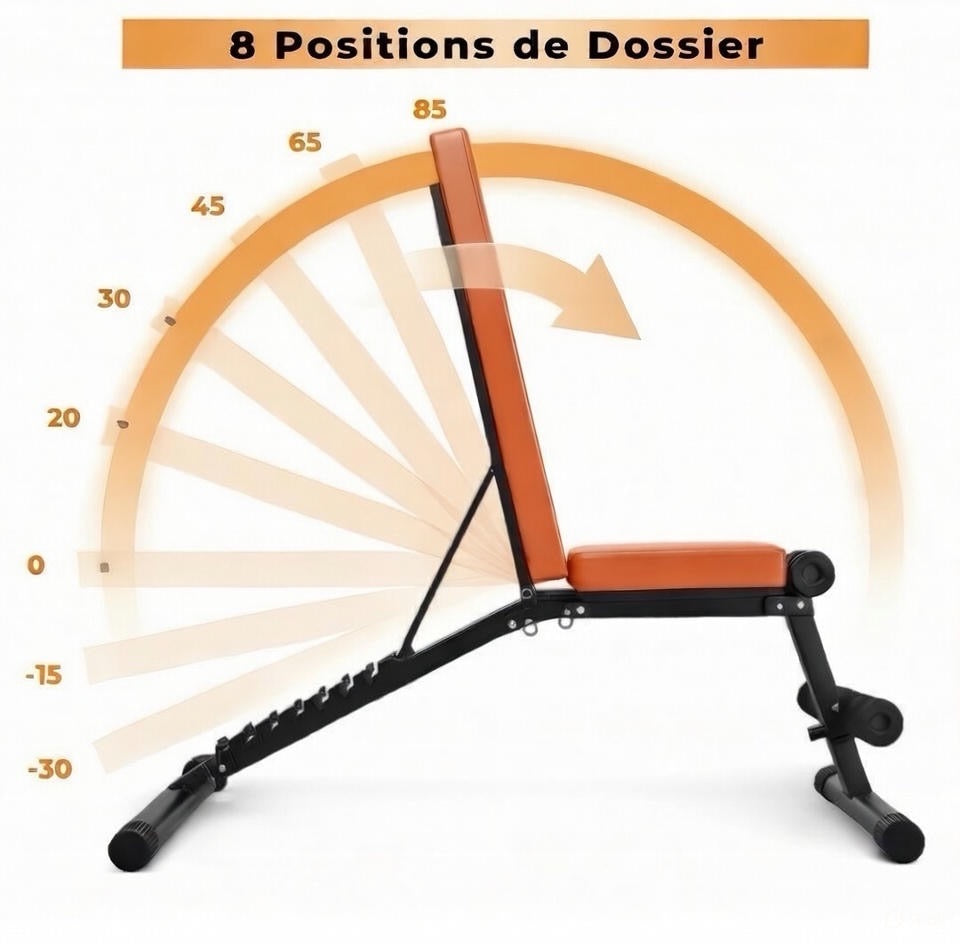 Banc de musculation ajustable